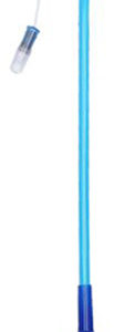 Hůlka k lampionu modrá 50cm s blikajícím světlem na baterie LED Světlo