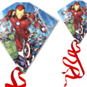 Drak létající Avengers / Spiderman s třásněmi plastový 2 druhy v sáčku
