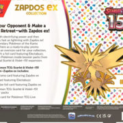 ADC Pokémon TCG: Scarlet & Violet 151 Zapdos ex Collection 4x booster s doplňky