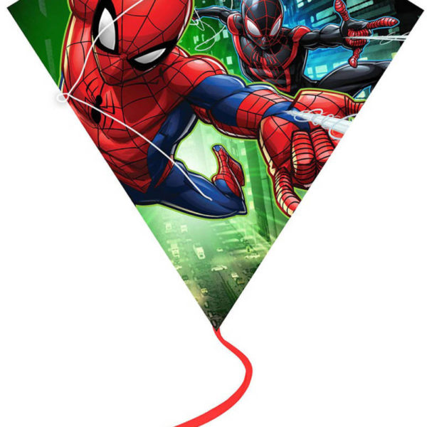 Drak létající Spiderman 59x59cm diamant plastový v sáčku