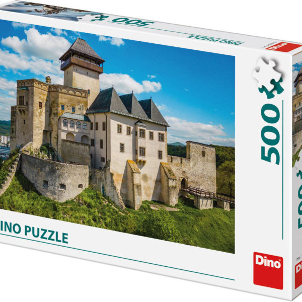 DINO Puzzle Trenčínský hrad 47x33cm foto skládačka 500 dílků v krabici