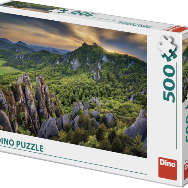 DINO Puzzle Súlovské skály 47x33cm foto skládačka 500 dílků v krabici