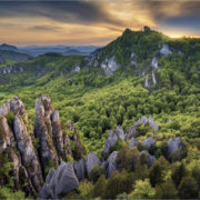 DINO Puzzle Súlovské skály 47x33cm foto skládačka 500 dílků v krabici