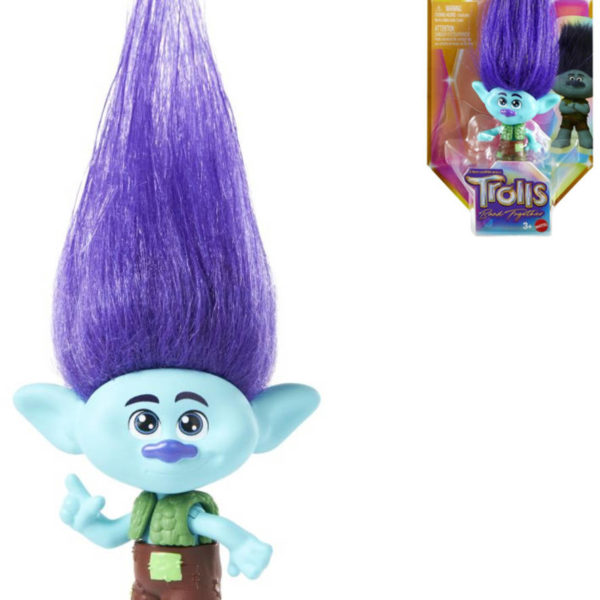 MATTEL Trollové (Trolls) postavička kloubová Větvík malá panenka