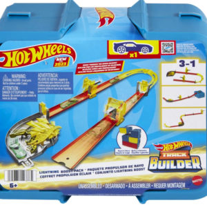 MATTEL HOT WHEELS Track Builder set s autíčkem pro stavitele Blesky box