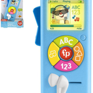FISHER PRICE Pejskův hudební baby přehrávač na baterie Světlo Zvuk CZ