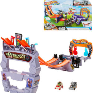 MATTEL HOT WHEELS STAR WARS Racerverse set závodní dráha + 2 autíčka
