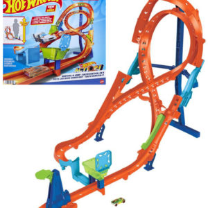 MATTEL HOT WHEELS Dráha vertikální osmičková herní set s autíčkem