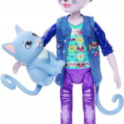 Enchantimals Glam Party set panenka zvířátko Cole Cat + kocour Claw