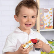 SMOBY Pokladna elektronická s váhou zelenošedá na baterie Světlo Zvuk
