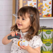SMOBY Pokladna elektronická s váhou zelenošedá na baterie Světlo Zvuk