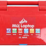 Laptop dětský notebook naučný na baterie s aktivitami v krabici Světlo Zvuk CZ