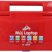 Laptop dětský notebook naučný na baterie s aktivitami v krabici Světlo Zvuk CZ