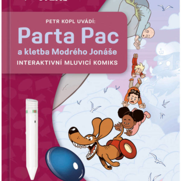 ALBI Kouzelné čtení Komiks interaktivní Parta Pac a kletba Modrého Jonáše
