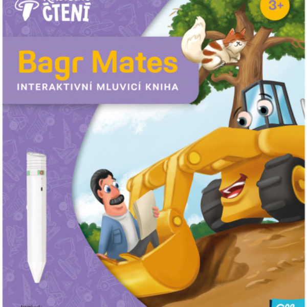 ALBI Kouzelné čtení Kniha interaktivní Bagr Mates