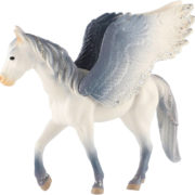 Kůň s křídly bílo-šedý 14cm pegas Zooted plast v sáčku