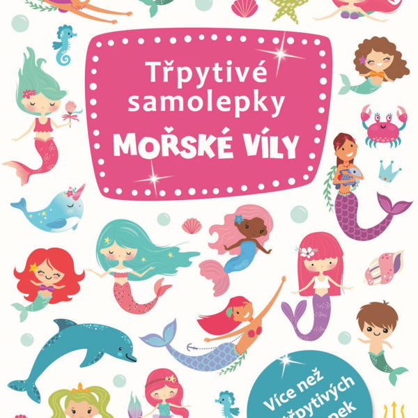 JIRI MODELS Samolepky třpytivé 275ks s glitry Mořské víly
