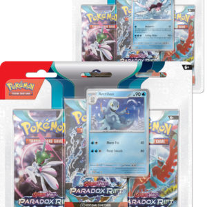 ADC Hra Pokémon TCG SV04 Paradox Rift 3 pack blister booster