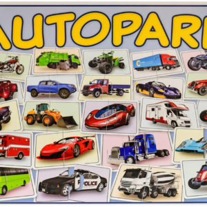 Hra Autopark 3 logické hry 3v1 *SPOLEČENSKÉ HRY*