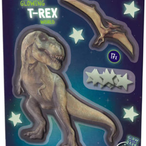SES CREATIVE Explore Dinosauři s hvězdami nástěnná dekorace ve tmě svítící