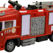 RC Auto hasičské 30cm na vysílačku stříká vodu na baterie Světlo Zvuk