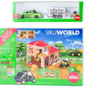 SIKU World Herní set Farma + auto 1998 RAM 1500 s přívěsem pro přepravu dobytka