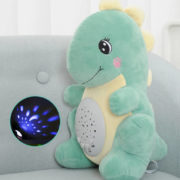 PLYŠ Dinosaurus projektor noční obloha na baterie pro miminko Světlo Zvuk