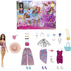 MATTEL BRB Adventní kalendář módní 2023 s panenkou Barbie