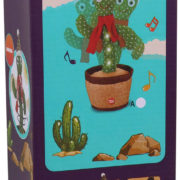 Kaktus veselý tančící opakuje slova na baterie Světlo Zvuk 3 druhy