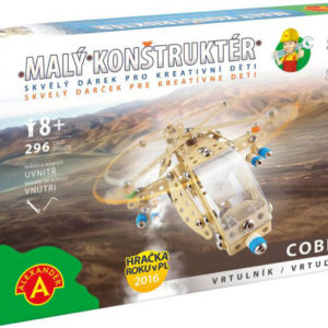 ALEXANDER Malý konstruktér Cobra konstrukční STAVEBNICE 296 dílků kov