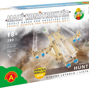 ALEXANDER Malý konstruktér Hunter konstrukční STAVEBNICE 280 dílků kov