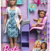 MATTEL BRB Panenka Barbie povolání zubařka blondýnka set s panenkou