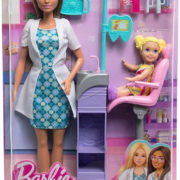 MATTEL BRB Panenka Barbie povolání zubařka hnědovláska set s panenkou