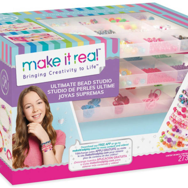 MAKE IT REAL Korálkové studio kreativní set výroba dětské bižuterie