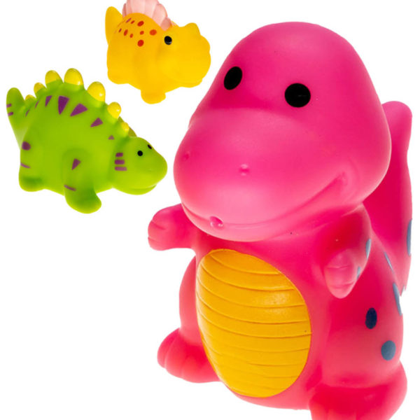 PROFIBABY Baby dinosaurus stříkací pro miminko do vany do vody 3 druhy