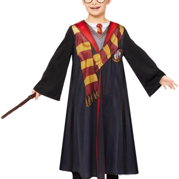 KARNEVAL Šaty Harry Potter DLX vel. L (128-140cm) 8-10 let KOSTÝM