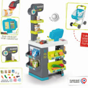 SMOBY Supermarket set pokladna elektronická s vozíkem na baterie Světlo Zvuk