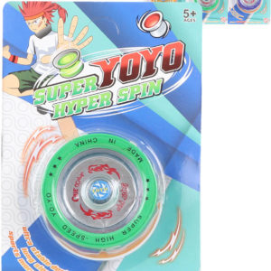 Jo Jo (yo-yo) kovové 7cm 3 barvy na kartě