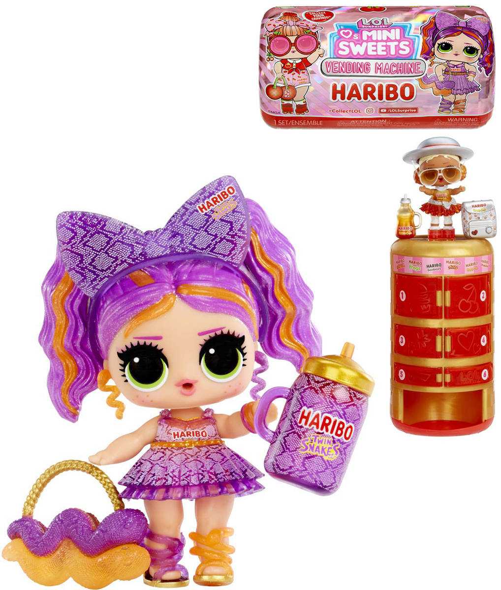 L.O.L. Surprise! Loves Mini Sweets Haribo set panenka s překvapením válec -  Dětská hračka