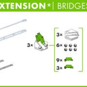 RAVENSBURGER Stavebnice GraviTrax Mosty rozšíření ke kuličkové dráze