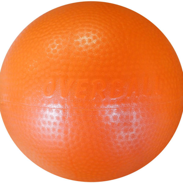 ACRA Míč overball 230mm oranžový fitness gymball rehabilitační do 150kg