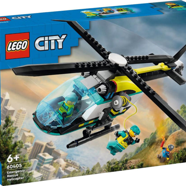 LEGO CITY Záchranářská helikoptéra 60405 STAVEBNICE