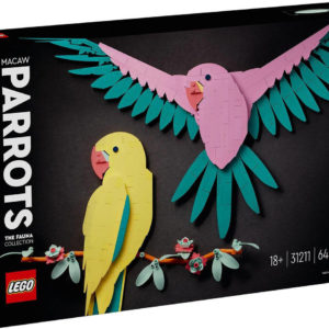 LEGO ART Kolekce zvířat Papoušci ara 31211 STAVEBNICE