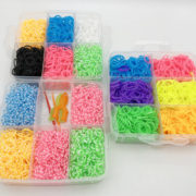 UDĚLEJ SI NÁRAMEK Gumičky LOOM BANDS 3000ks set s doplňky velký box