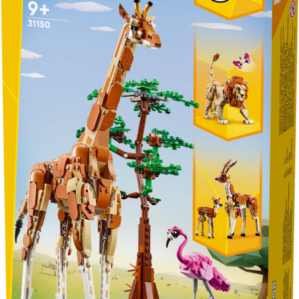 LEGO CREATOR Divoká zvířata ze safari 3v1 31150 STAVEBNICE