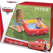 INTEX Bazén 85x85cm nafukovací čtvercový CARS (Auta)