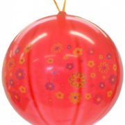 GEMAR Balónek nafukovací punch ball potištěný s gumičkou 45/141 8 mix GPBD1