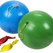 GEMAR Balónek nafukovací punch ball pastelové s gumičkou 45/141 8 barev GPB1
