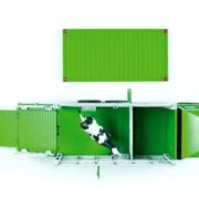 BRUDER 02749 (2749) Nákladní auto MAN - kontejner na zvířata