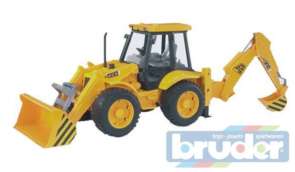 BRUDER 02428 (2428) Traktor JCB - čelní nakladač + bagr
